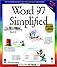 Microsoft? Word 97 Simplified: IDG's 3-D Visual Series by Ruth Maran
