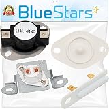 279973 & 3392519 & 8577274 Dryer Thermal Cut-Off Fuse Kit with Thermistor and Thermal Fuse Replacement Kit by Blue Stars - Exact Fit for Whirlpool & Kenmore Dryers