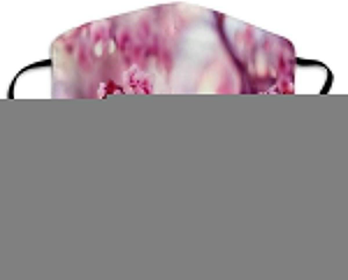 Cherry Blossom Pink Dust Masks Reusable Cotton Breathable Safety Respirator for Outdoor Cycling Face Earloop Masks Dust Pollen Flu Germs Allergens Masks