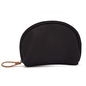 Amazon Com Chiceco Large Cosmetic Pouch Clutch Makeup Bag Black