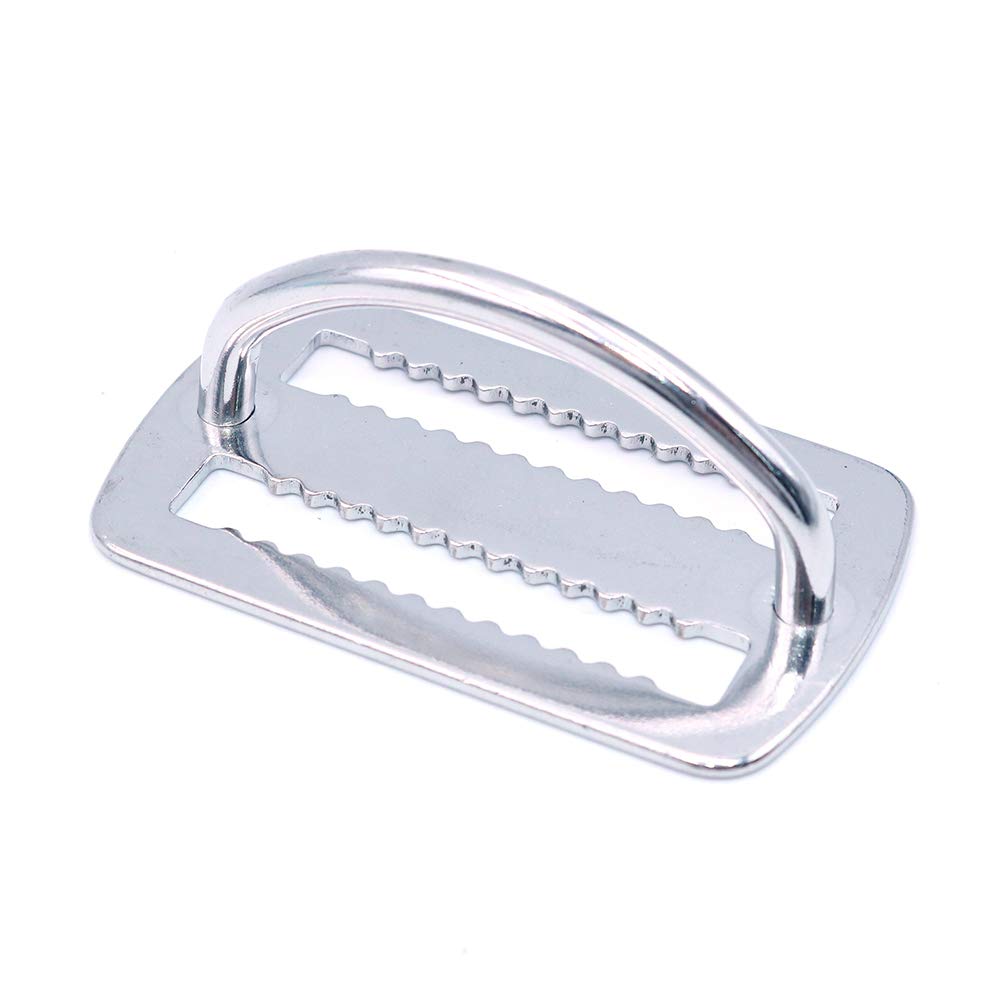 Namvo 316 Stainless Steel D Ring Buckle Scuba Diving Weight Belt Keeper for 5cm Weight Belt Surfing Swimming Sport Accessories