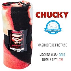 Silver Buffalo Chucky Wanna Play 45" x 60" Fleece