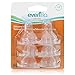 Evenflo Feeding Silicone Slow Flow Nipple, Slow, 6 Count