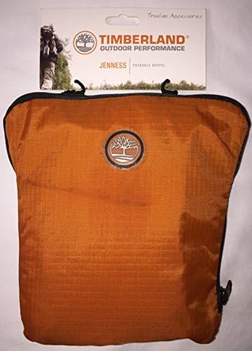 Timberland Outdoor Performance Packable Duffel Bag, 25"W X 13"H X13"D, Burnt Orange