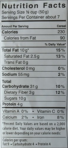 Familia Bio Organic Swiss Granola, Chocolate/Amaranth, 13 Ounce