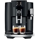 Jura E8 4th Gen Automatic Coffee Machine with 17 Programmed Specialties, 2.8-Inch Display, and Professional Aroma Grinder (Pi