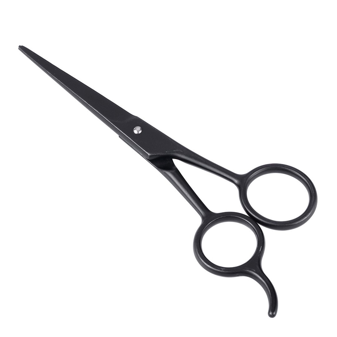 Stainless Steel Beard Scissor For Barber Home Use Black