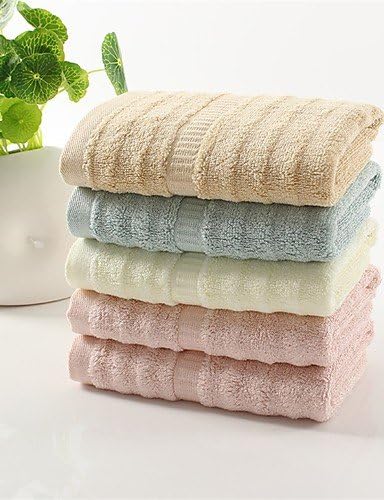XNWP-1 pezzo di tessuto di bambù asciugamano 30"da13" solido ispessimento multicolore Super Soft , verde