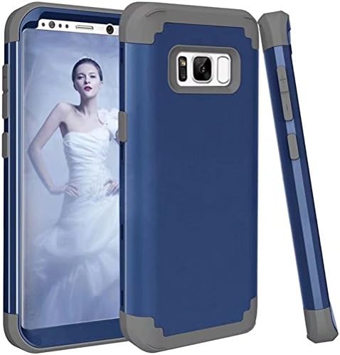 POANTA for Galaxy S8 Plus Case, Slim Protective Dual Layer Military Grade Protection Geometric Design [Bumper Series] for Samsung Galaxy S8 Plus (2017)
