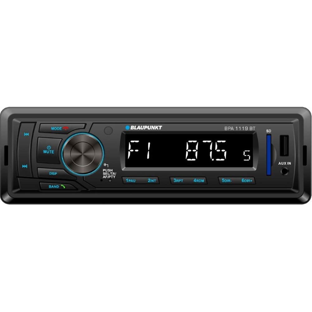 Blaupunkt BPA1119BT Car Radio 1 DIN Bluetooth USB Black