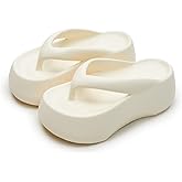 utune Women Cloud Flipflop with Arch Support Soft Pillow Thong Slippers Cushiony Beach Flip Flops EVA Comfy Bath Spa Walking Sandals For Women Men