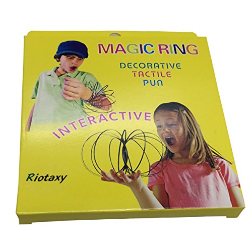 image for Riotaxy Amazing Magic Flow Rings Kinetic Educational Spring Toy Funny 