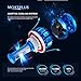 MOSTPLUS 10,000lm 6000K LED Headlight Conversion Kit H13 (9008) Hi/Lo Beam Bulbs 50W 5,000lm Per Bulb-Cool White (XHP50 + XM-L2) with 3 Year Warranty