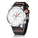 Watches, Fashion Men Sports Watches Analog Quartz Leather Band Wrist Watch for Men, with Scratch Resistant Face Calendar Date Window, Good Gift for Business Cooperator and Client