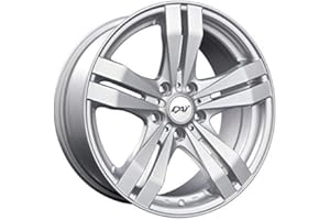 DAI Alloys Target AFTERMARKET CAR Alloy Wheel Rim Silver, Center CAPS Included, Lug Nuts NOT Included (Rim Priced Individuall