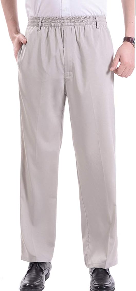 Zoulee Men's Summer Casual Zipper Fly 
