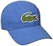 Lacoste Men's Big Croc Gabardine Cap, Thermal Blue, One Size