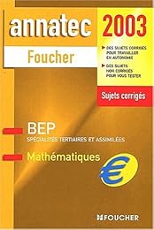 Mathématiques, BEP
