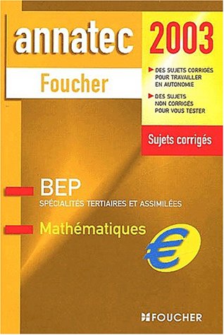 Mathématiques, BEP