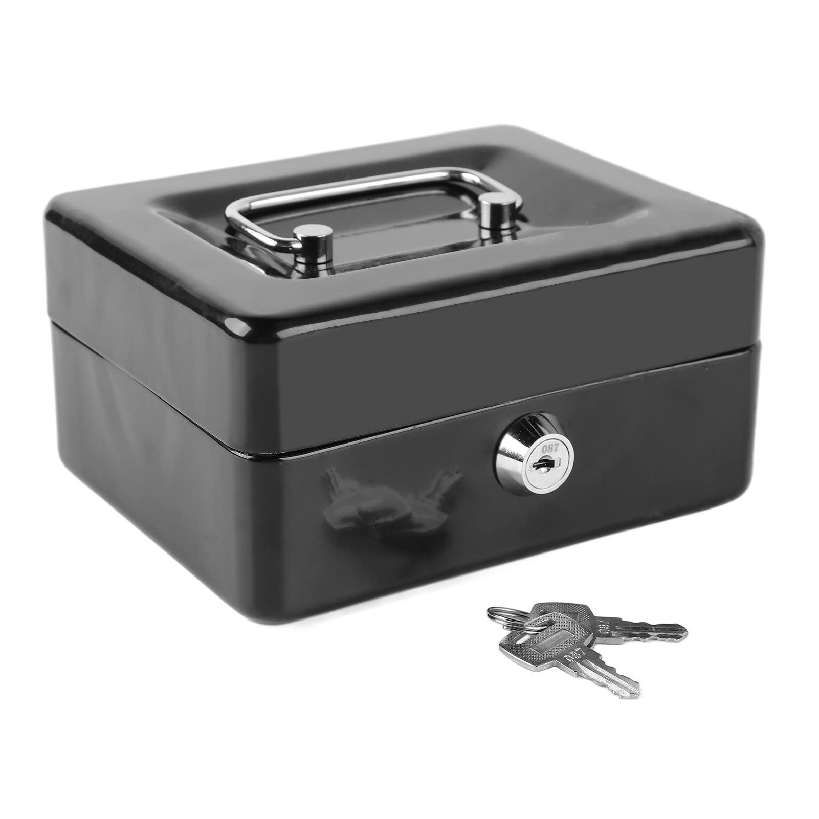 Fireproof Document Box with Key Lock, Safe Storage Box for Valuables, Fire Resistance Security Chest, Fireproof Box for Documents, Passport, Cash, Tablet