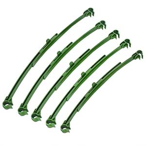 12pcs Tomate enrejado 11 mm estaca de jardín conectores Attach ...