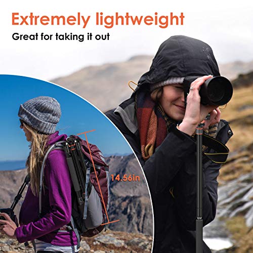 1 GEEKOTO+Monopod+Compact+Aluminum+Traveller