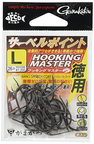 がまかつ(Gamakatsu) バラ 徳用 サーベルポイント フッキングマスター 釣り針 26本入