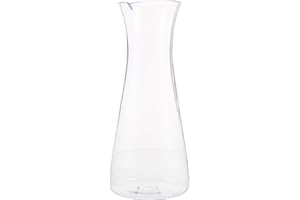 YARNOW Serving Wine Carafe 550Ml Acrylic Small Decanter for Red Wine and Family Gatherings