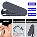 Cotton Swab Portable Silicone Swab Cleanable for Ear Cleaning Beauty Treatment Makeup 2 Pack Reusable Cotton Buds with Dust-proof Case 2 Pack Reusable Cotton Swabs