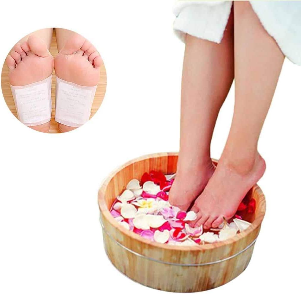 Foot Pads, Kapmore 100 Relief Foot Pads and 100 Adhesive Sheets for Removing Impurities, Relieve Stress Improve Sleep: Health & Personal Care