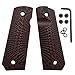 1911 Full Size G10 Grips, Black Screws Included, Mag Release, Ambi Safety Cut, Sunburst Texture, Cool Hand Brand, Red/Black