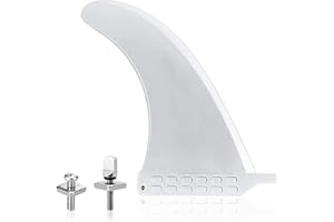 Lvsnro Surf SUP Fin - Free No Tool Fin Screw 9 inch Center Fin,for Surfboard Longboard and Paddleboard,with Free No Tool Screws