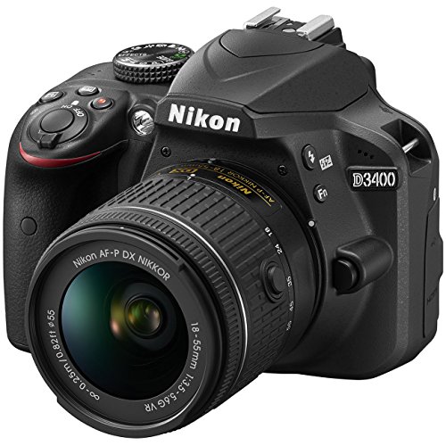Nikon-D3400-Digital-SLR-Camera-18-55mm-VR-DX-AF-P-Zoom-Black-with-55-300mm-VR-Lens-32GB-Card-Case-Flash-Battery-Charger-Tripod-Kit