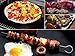 Premium Quality 4 Pack Non Stick BBQ Grill Mat FDA-Approved | Heavy Duty Reusable Baking Mat + Heat Resistant Basting Brush + Stainless Steel Skewers (Set of 4)+ eBook on Cooking Like a Pro