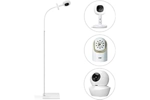 BFYTN Baby Monitor Floor Stand Holder Compatible with Infant Optics DXR-8 Pro,Nanit Pro & Flex Stand,Babysense HDS2/V43，Also Cameras with 1/4 Thread Connection 67" Adjustable Height Baby Monitor Floor Stand