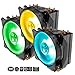 Cooler Master MasterAir MA410P RGB CPU Air Cooler, Aluminum Fins, MF120R RGB Lighting Fan, 4 Copper Direct Contact Heat Pipes for AMD Ryzen/Intel LGA1151