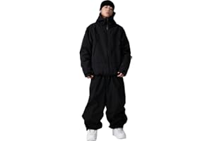 SnowElve Mens Ski Jacket and Pant Set Womens Snow Jacket Baggy Ski Suit Waterproof Insulated Snowboard Winter Outdoor