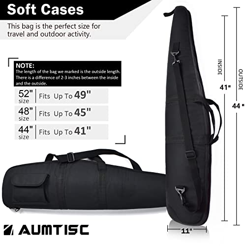 AUMTISC Soft Rifle Case, Shotgun Carrying Bag, Gun Cases for Scoped
