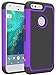 Google Pixel Case, LK [Shock Absorption] Drop Protection Hybrid Dual Layer Armor Defender Protective Case Cover for Google Pixel (Purple)