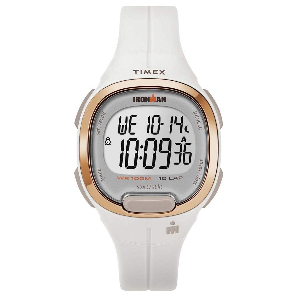 Timex Ironman Women's 33mm Digital White Resin Strap Watch TW5M19900