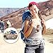 Egoz Cashew Travel Gear Money Belt RFID Undercover Waist Bag Hidden Pouch Secures Cash Cards Passport Tickets 2 Zip Pockets, Adjustable Strap Side Clip Washable Light Slim Comfortable Delux(Beige)