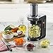 Gourmia GES580 Electric Spiralizer with 3 Blades Recipe Book, 110V - Silver