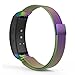 Samsung Gear Fit2 / Gear Fit2 Pro Watch Band, MoKo Milanese Loop Stainless Steel Mesh Bracelet Smart Watch Strap + Connector for Samsung Gear Fit 2 SM-R360 / Gear Fit 2 Pro Smart Watch, Colorful