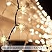 12 Big Stars Curtain String Lights 120 LED Window Curtain Light with 8 Flashing Modes IP65 Waterproof for Christmas, Wedding, Party, Home, Canopy, Patio, Lawn, UL Listed,12 Strings,7ft x 2.6ft(LxW)