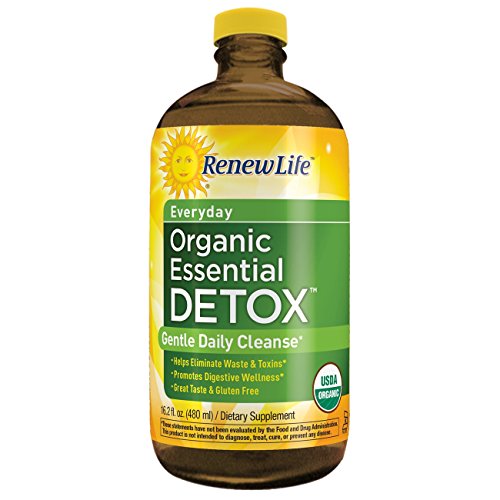 Renew Life - Organic Essential Detox - detox tea - everyday detox cleanse - 16.2 ounces