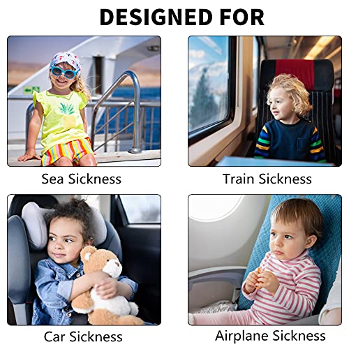 Motion Sickness Bands for Kids, Travel Sickness Relief Wristbands, Anti