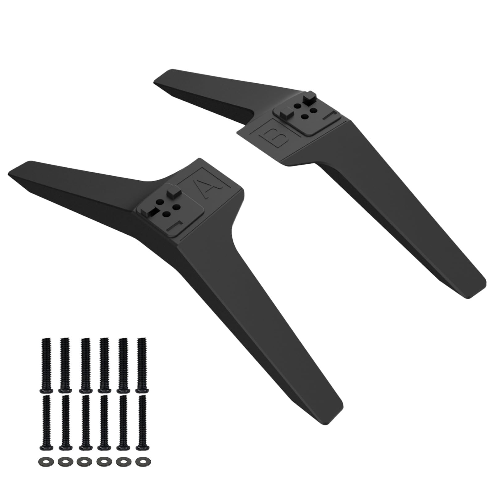 Photo 1 of TV Stand for LG TV Legs, Only for LG 75" 82" 86" TV Models We Listed, for 75UM6970PUB 75UK6500 75UK6570 75UM7570 75UN6955 75UN7370 82UM7570 82UM8070 82UN8570 86UK6500 86UK6570 86UM8070 with Screws