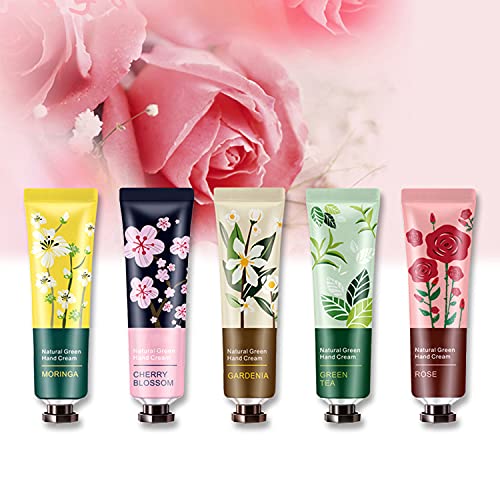Ksndurn 10 Pack Fragrance Hand Cream, Moisturizing Hand Care Cream Plant Fragrance Hand Lotion