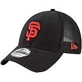 New Era 9Forty Hat MLB San Francisco Giants Black Trucker Adjustable Cap
