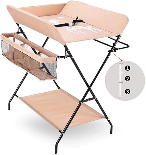 beige changing table